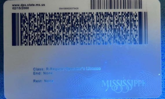 Mississippi Scannable Fake Id