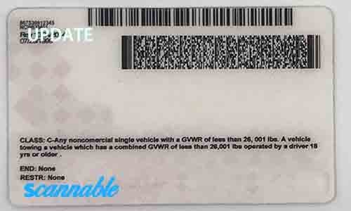 North Carolina Scannable Fake Id