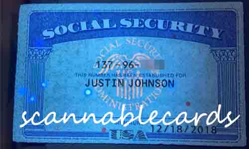 Fake SSN Card
