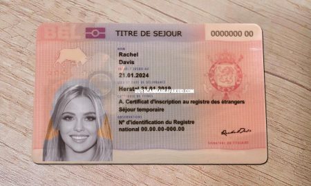 Belgium Fake Residence Permit