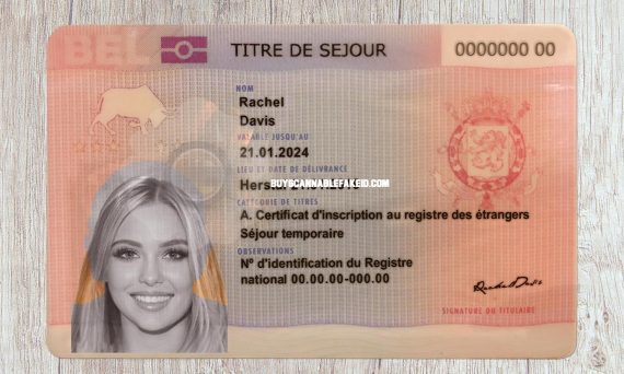 Belgium Fake Residence Permit