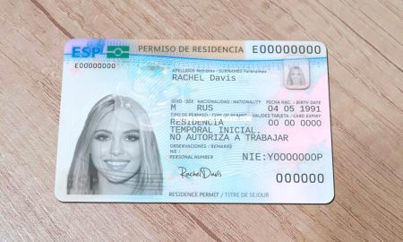 Spain Fake Residence Permit Card
