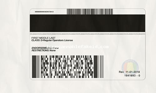 Alabama Drivers License Fake Scannable