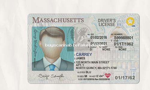 Massachusetts Drivers License Fake Scannable