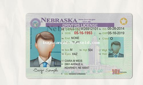 Nebraska Drivers License Fake Scannable