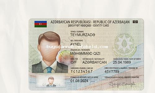 Azerbaijan Id Card Fake Scannable