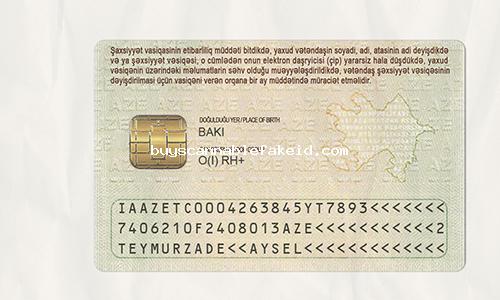 Azerbaijan Id Card Fake Scannable