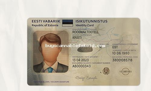 Estonia Id Card V2 Fake Scannable