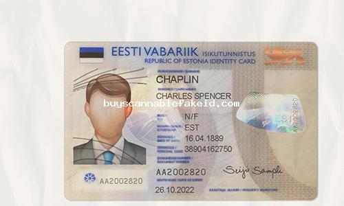 Estonia Id Card Fake Scannable