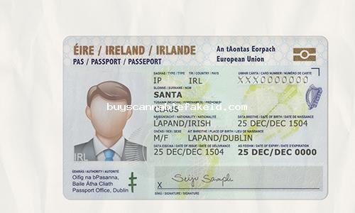 Ireland Id Card Fake Scannable