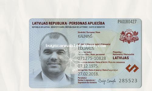 Latvia Id Card Fake Scannable