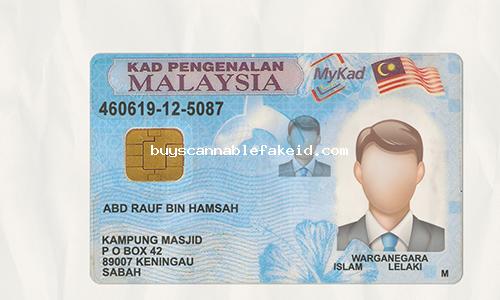 Malaysia Id Card Fake Scannable