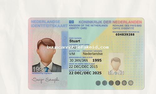 Netherlands Id Card Fake Scannable