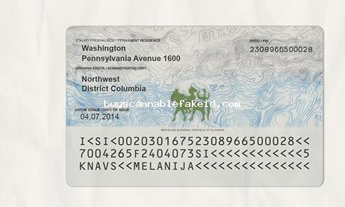 Slovenia Id Card Fake Scannable