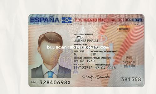 Spain Id Card V1 Fake Scannable