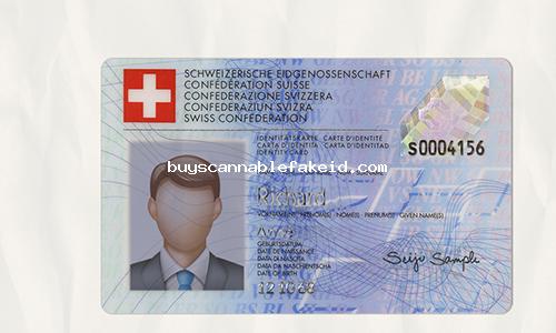 Switzerland Id Card Fake Scannable