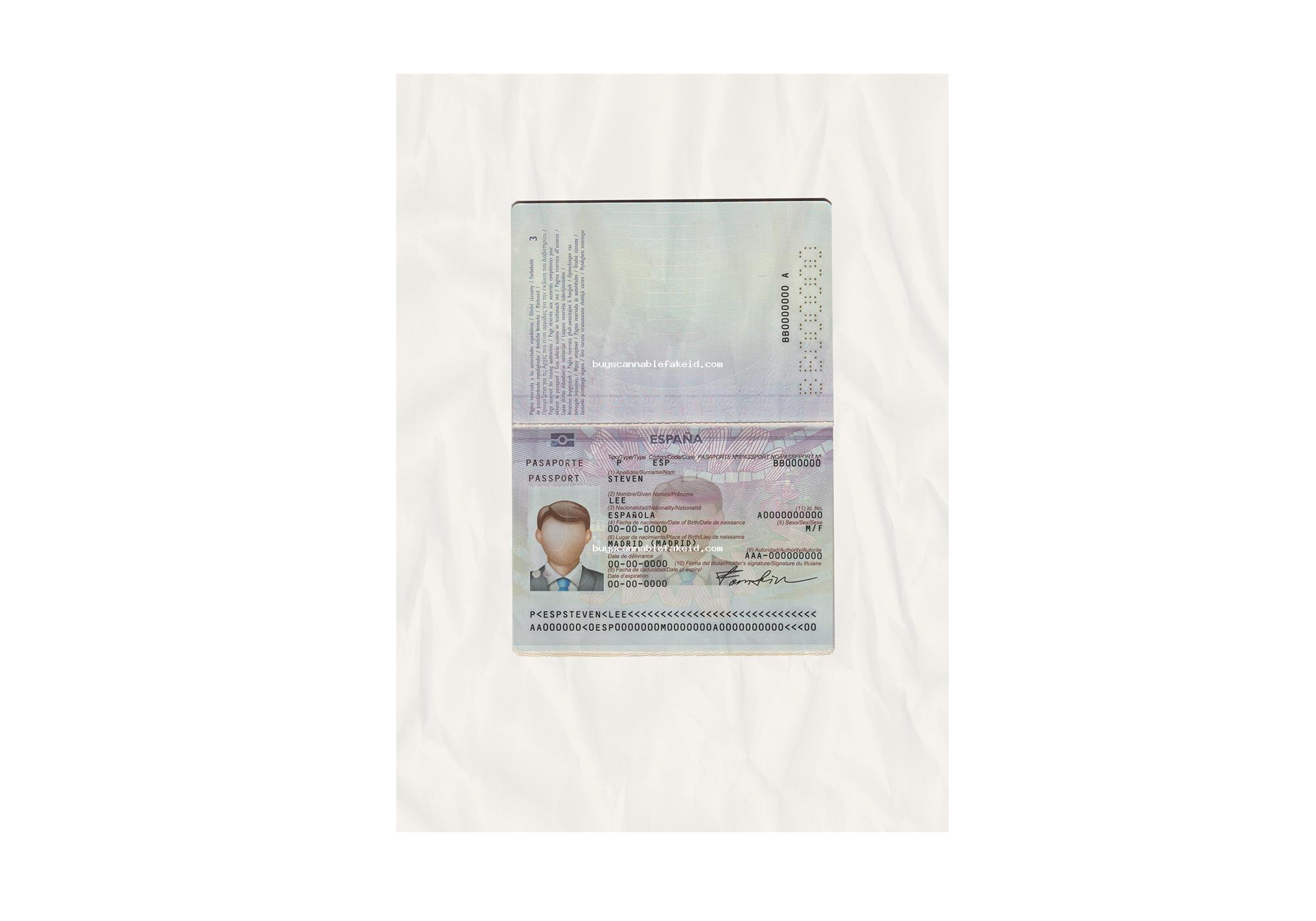 Spain Passport V1 Fake