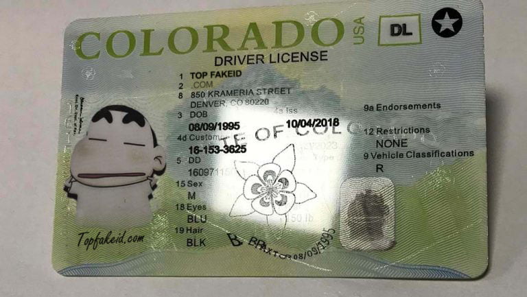 Colorado Scannable fake id