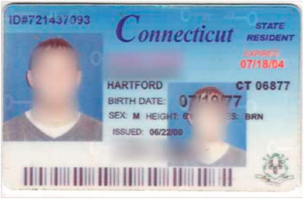 Connecticut Fake Id Front And Back