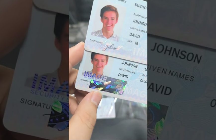 Fake Selfie Holding Id