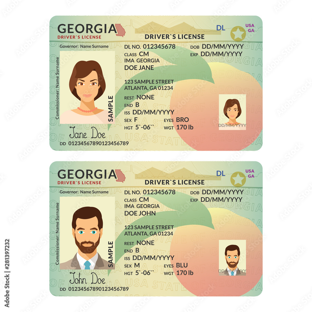 Georgia Fake Id Front And Back