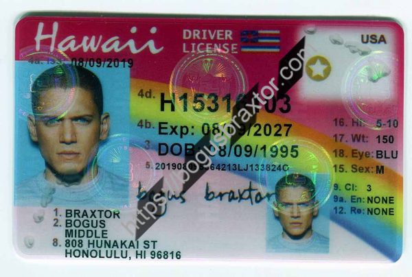How Much Is A Hawaii Fake Id