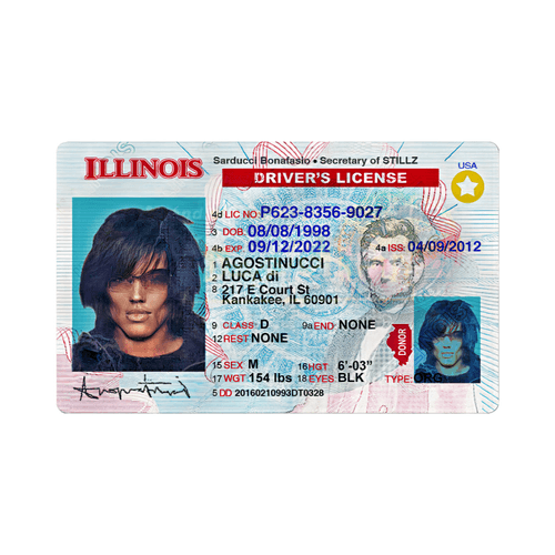 Illinois Fake Id Front And Back