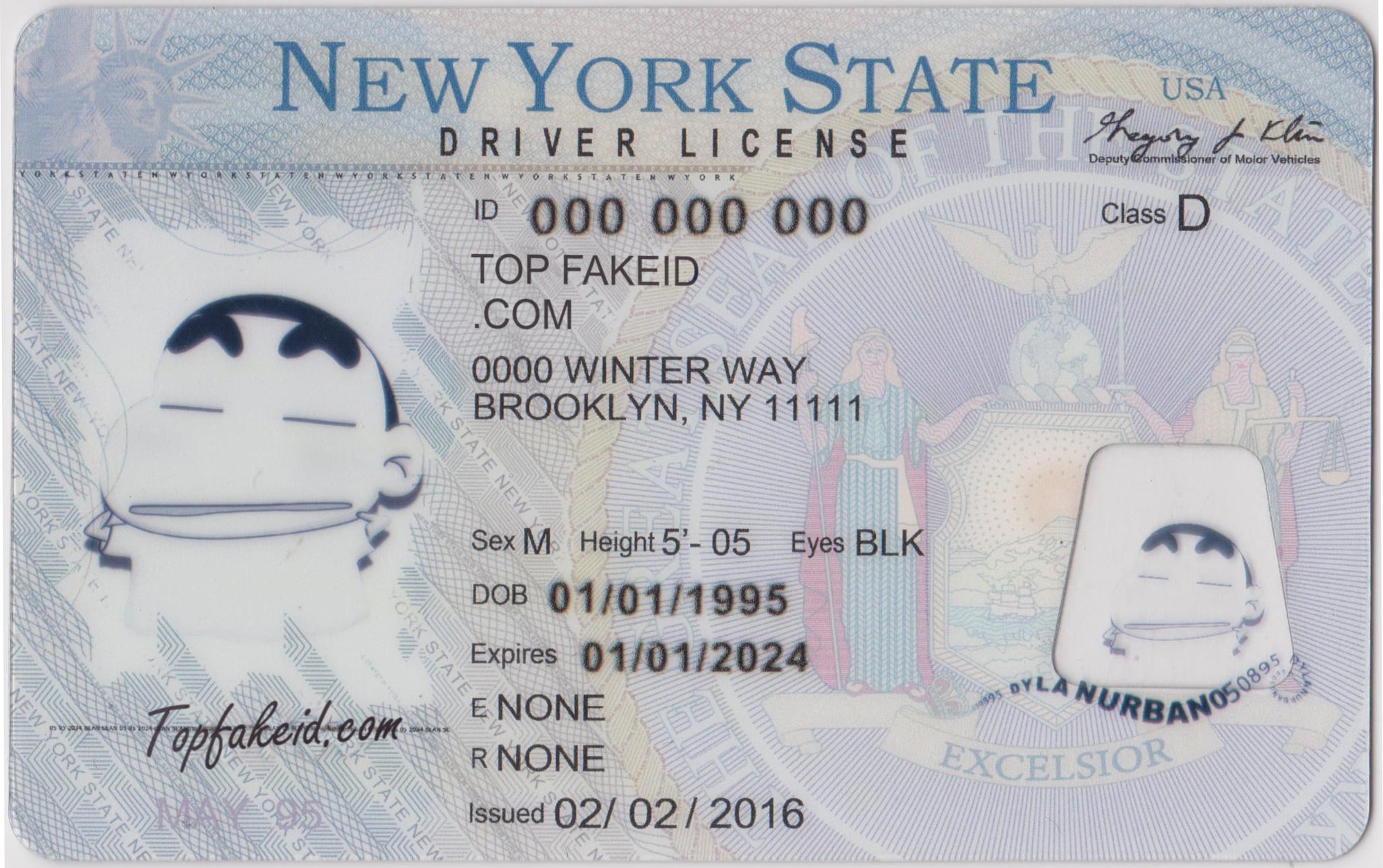 New York Scannable fake id