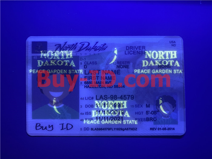 North Dakota Scannable fake id