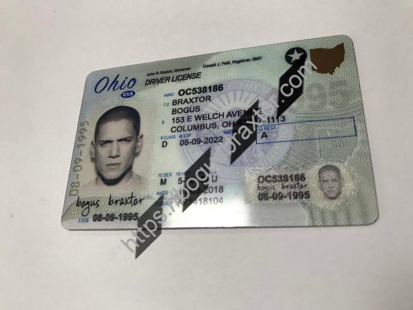 Ohio Scannable fake id