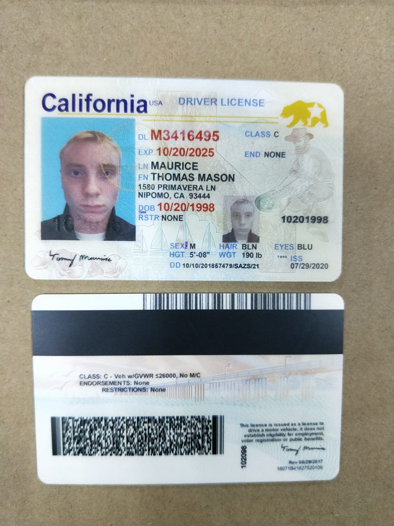 Order California Fake Id