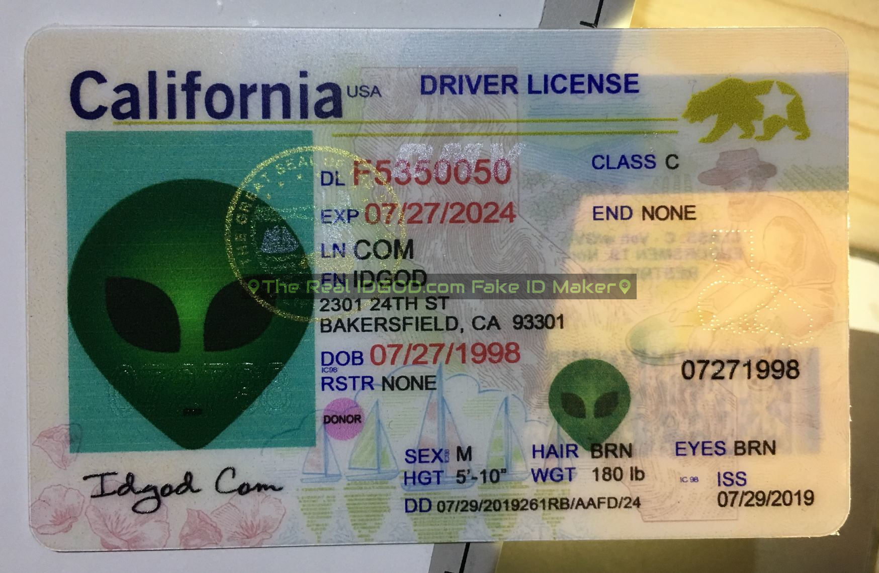 Order California Fake Id
